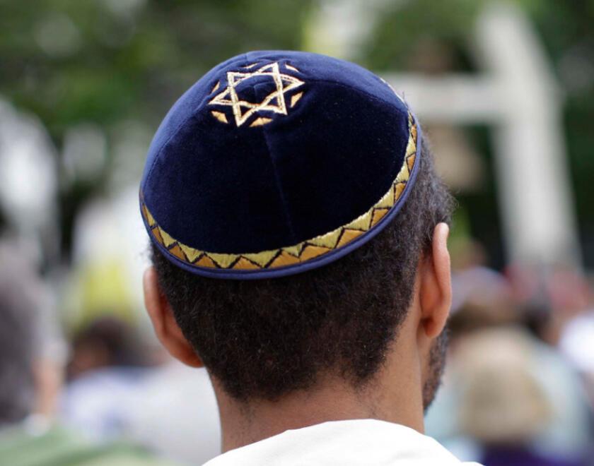 Man wearing kippah